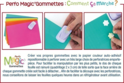 Papiers adhésifs pour gommettes -10 feuilles - Stickers Fantaisies – 10doigts.fr - 2